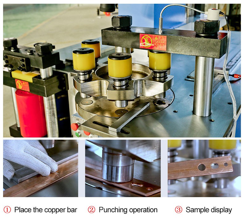 PLC control hydraulic busbar punching machine PLC control hydraulic busbar punching machine