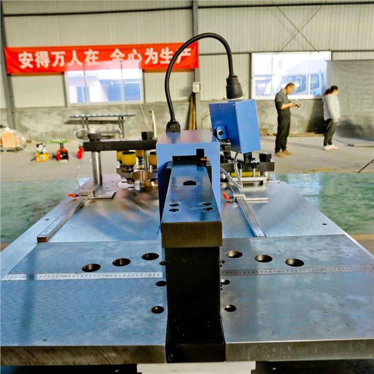 CNC Copper Bus Bar Bending Machine Three Function in One Machine Customized Voltage Colors Single Table