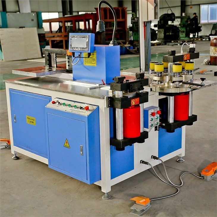 CNC Copper Bus Bar Bending Machine Three Function in One Machine Customized Voltage Colors Single Table