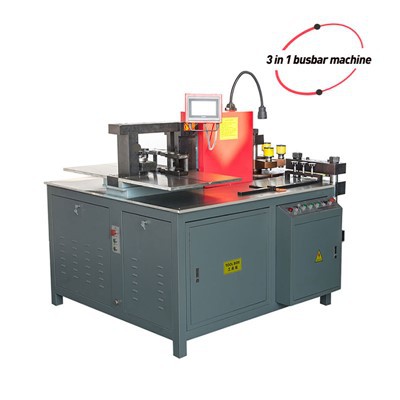 Buigplaatdikte 20 mm hydraulische busbar snijponsbuigmachine